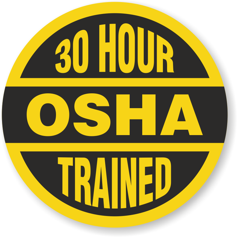 OSHA 30 hour logo